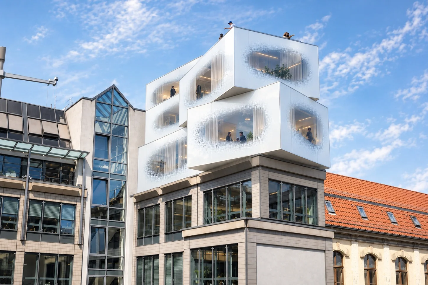 Dachaufstockung auf einem Bestandsgebäude